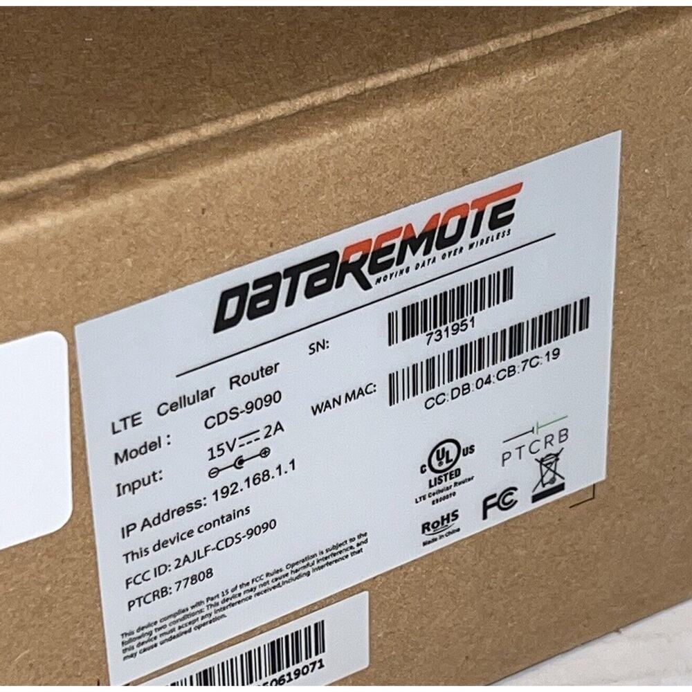 DataRemote CDS-9090 Advanced LTE Cellular Router - Picture 8 of 9